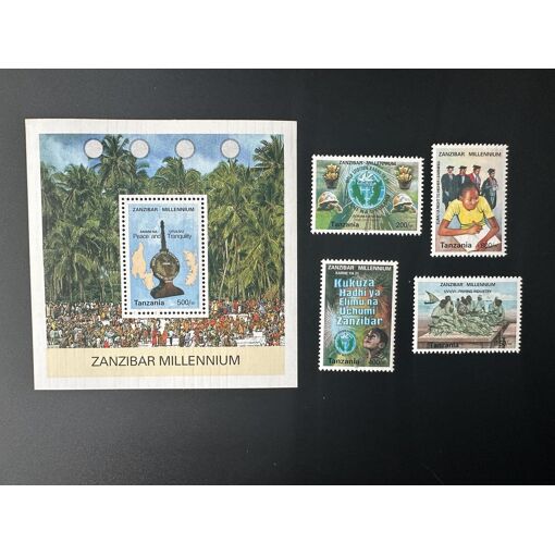 Zanzibar Timbres Collection Colonie Française