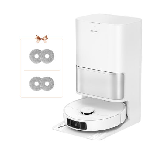 Dreame L10s Ultra Gen 3 Kit Robot Aspirateur Laveur, 25000Pa, Brosse Latérale Rétractable à Levage, Système AceClean DryBoard, Auto-Nettoyage Serpillière, Séchage à l’Air Chaud