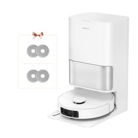 Dreame L10s Ultra Gen 3 Kit Robot Aspirateur Laveur, 25000Pa, Brosse Latérale Rétractable à Levage, Système AceClean DryBoard, Auto-Nettoyage Serpillière, Séchage à l’Air Chaud