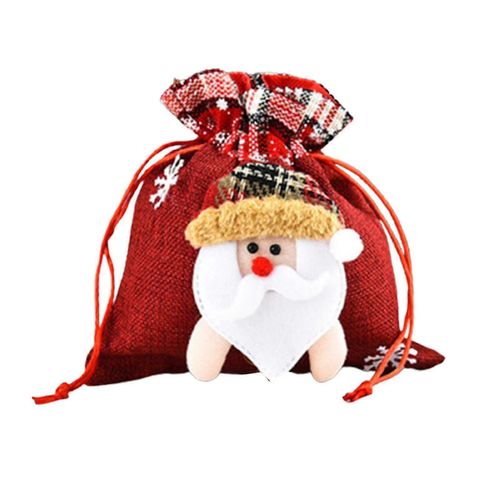 Cadeau De Noël Sacs Avec Cordons De Serrage 3d Cartoon Doll Conception Innovante - Gxcc