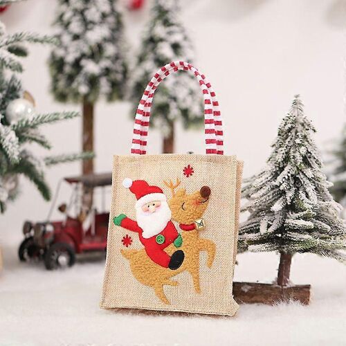 Apple En Forme De Sac De Cadeau De Noël, Cartoon Doll, Sac De Cadeau De Noël, Des Bonbons, De La Maternelle Cadeau