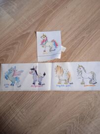 Coupon Tissu Licorne