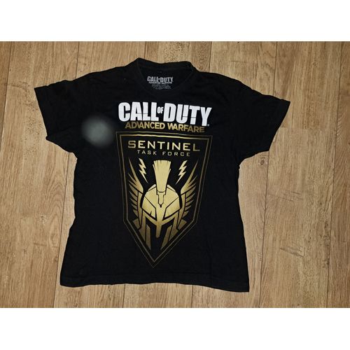 T-Shirt Call Of Dutty Xxs Advanced Warfare Sentinel Talk Force Noir Et Or - Envoi Très Rapide Et Soigne