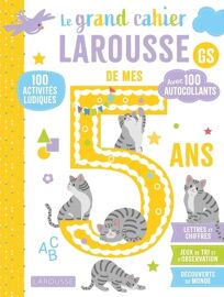 Le Grand Cahier Larousse De Mes 5 Ans Gs - 100 Activités Ludiques, Avec 100 Autocollants