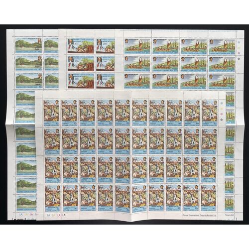 Centrafricaine 1978 Yt 342-345 Planche Sheet James Cook Explorateur Bateau Navire Navigation Voilier Decouverte