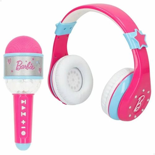 Casque sans fil Bluetooth pour enfants - COLORBABY - Barbie - Multicolore - Jeu karaoké - Microphone intégré
