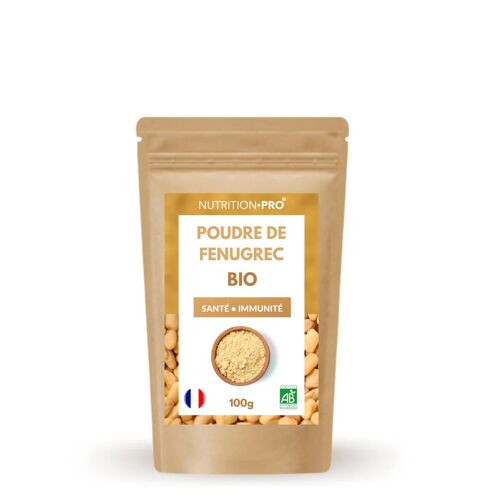 Fenugrec Bio Poudre Superaliment Naturel Digestion, Métabolisme & Bien-Être Hormonal 