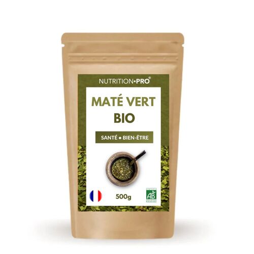 Maté Original Bio Yerba Maté Pur & Équilibré Energie, Antioxydants & Bienêtre Naturel 
