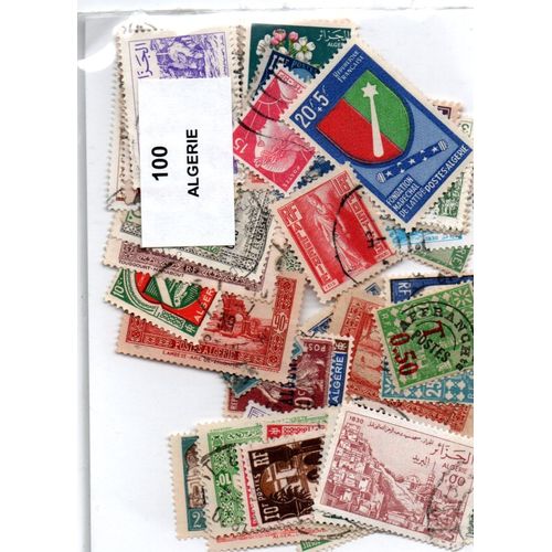 Lot 100 Timbres D'Algerie