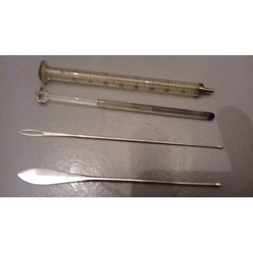 Ancienne Seringue En Verre Pour Collection