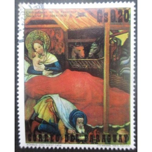 Paraguay N°1166 Tableau Oblitéré