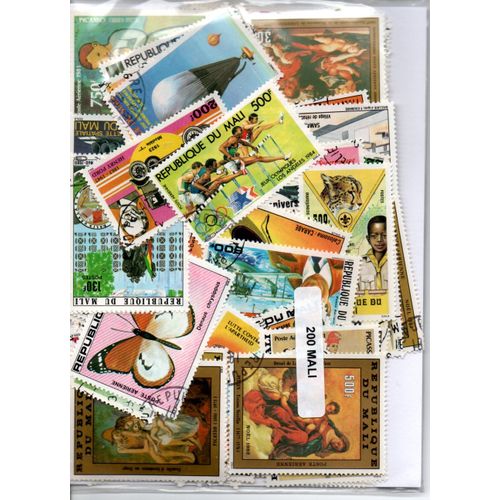 Lot 200 Timbres Du Mali