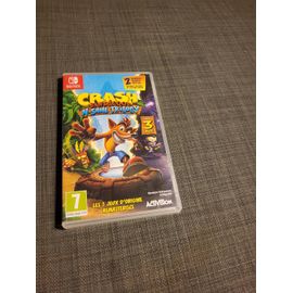 Boite vide crash bandicoot nintendo switch