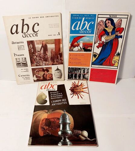 3 Revues Abc Décor N° 5, 28 Et 46. 1965 1967 1968