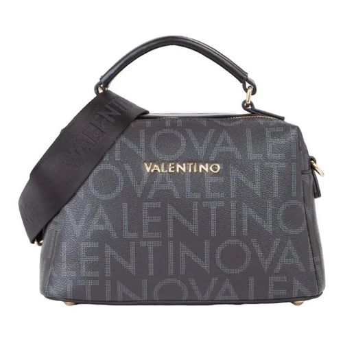 VALENTINO Sac à main gris clair noir pour femme - Regina Re Crossbody Bag Nero 331509