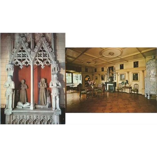 Suisse, Lot 2 Belles Cartes Postales Neuves, Chateau De La Sarraz Et Chateau De Wildegg.