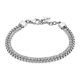 Bracelet Lotus Style Old Money Deux Rangs Oxydes