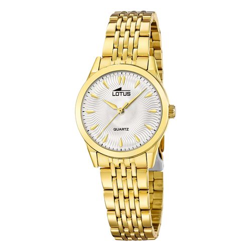 Montre Femme Lotus Classique Acier Doré