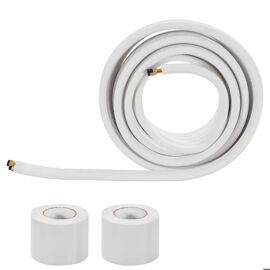 Tuyau en Cuivre - DUOKU - Mini-split - Diamètre 6,4 mm et 9,5 mm - Longueur 30,5 m - Isolation PE