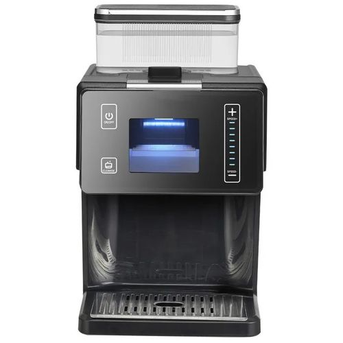 Broyeur à Glace Pilée 20 kg/24 h-Duoku-Machine à Glace Râpée Flocon de Neige-Lame en Acier Inoxydable-Réservoir de 0,8 L