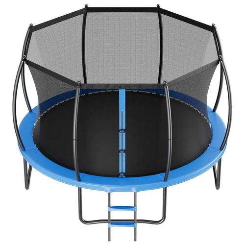 Trampoline D'extérieur 427 X 427 Cm-Duoku-Avec Filet De Sécurité Et Coussin Epais-Certifié Astm-Capacité Maximale De 204 Kg