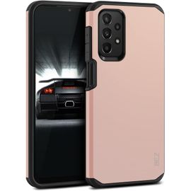 TRAHOO-Coque pour Samsung A23 5G, Housse Etui pour Samsung Galaxy A23 5G Antichoc Survivor Double Protection Resistante, Or Rose