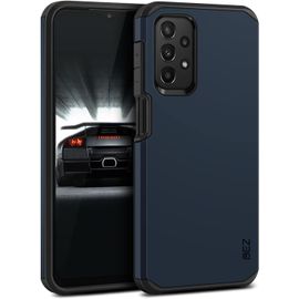 TRAHOO-Coque pour Samsung A23, Coque pour Samsung A23 5G, Housse Etui pour Samsung Galaxy A23 5G Antichoc Survivor Double Protection Resistante, Bleu foncé