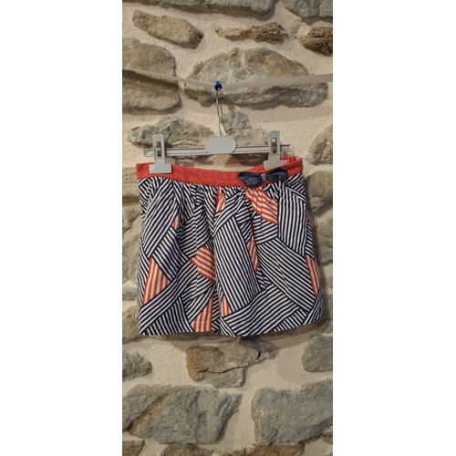 Jupe Rouge Et Bleu Marine Marque Ohlala Taille 8 Ans