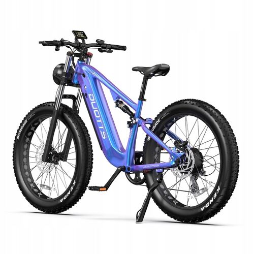 Duotts E26 Vélo Électrique, Moteur Bafang 750 W, Batterie 48 V 20 Ah, Pneus Kenda 26 × 4.0, Shimano 8 Vitesses,Bleu