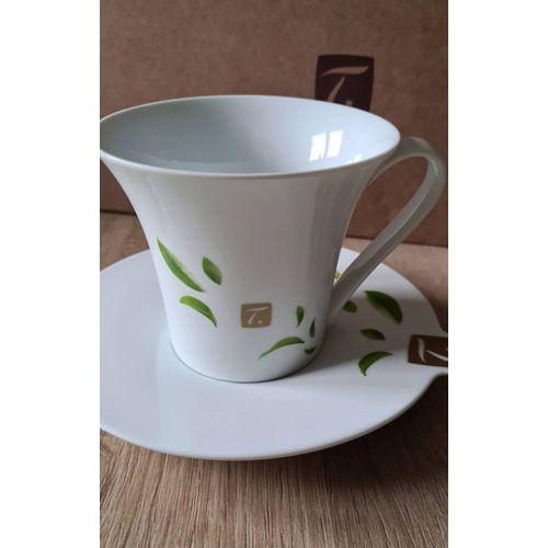 2 Tasses Neuves Spécial T En Porcelaine