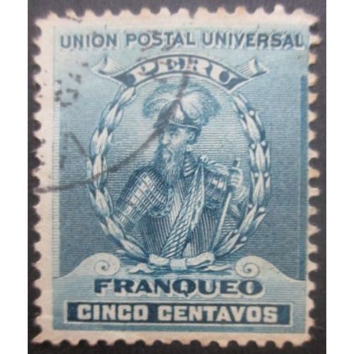 Perou N°110 Pizarro Oblitéré
