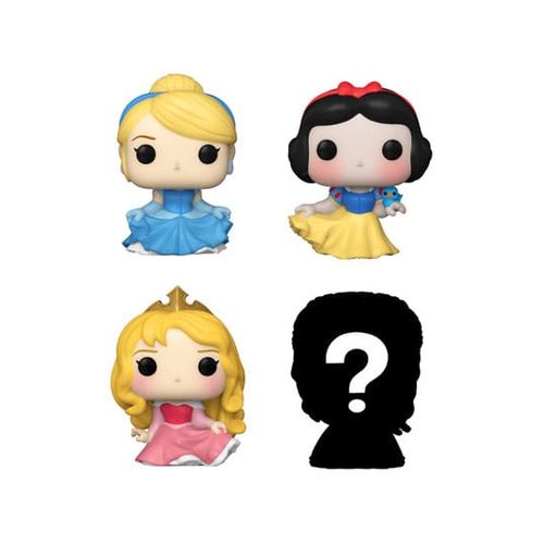 Disney Princesses Pack 4 Figurines Bitty Pop! Vinyl Cinderella 2,5 Cm