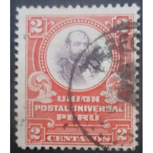 Perou N°134 Amiral Grau Oblitéré