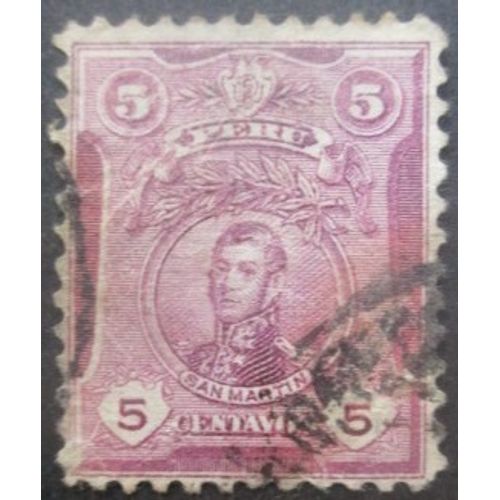 Perou N°145 San Martin Oblitéré