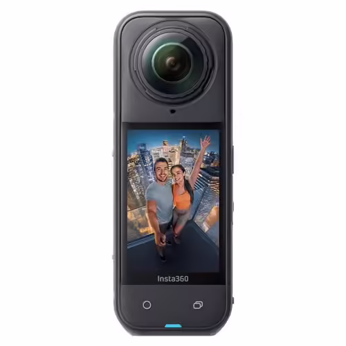 Insta360 X5 - Standard Bundle - 360° caméra de poche - 8K / 30 pi/s - 72 MP - Bluetooth, Wi-Fi jusqu'à 15 m - noir