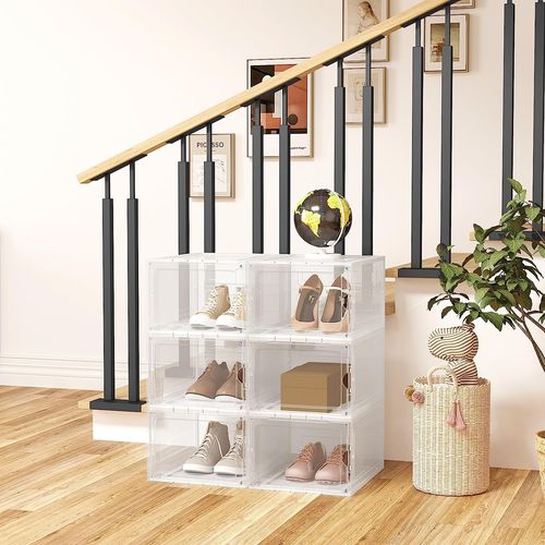 Woltu W0ITT2003 Organisateur pour chaussures Transparent