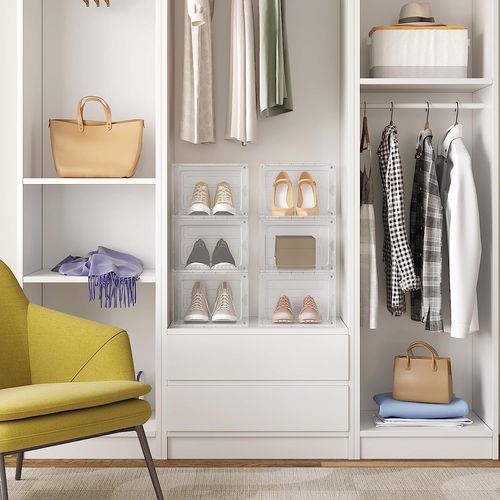 Woltu W0ITT2002 Organisateur pour chaussures Transparent