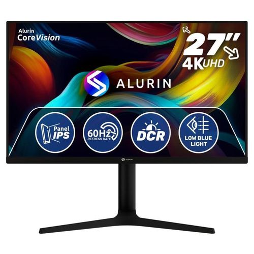Ecran PC Alurin ALU-27-60IPS-4KA 27" 3840 x 2160 4K Ultra HD LED Noir