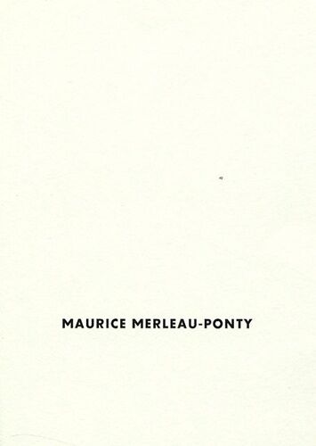 Maurice Merleau-Ponty