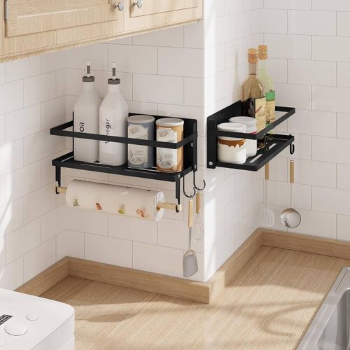 Woltu W0ITT5005 étagères Bois, Métal