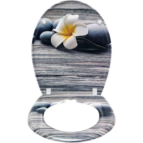 Woltu WS2842 siège de toilette Duroplast Blanc