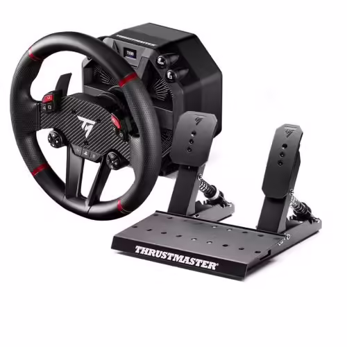 Thrustmaster T598 Noir, Rouge USB Volant + pédales Analogique/Numérique PC, PlayStation 4, PS5