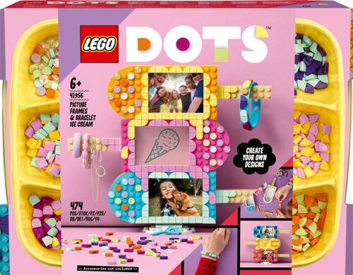 LEGO DOTS Cadres photo et bracelet Crème glacée