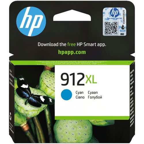 HP 912XL Cartouche d'encre cyan authentique, grande capacité