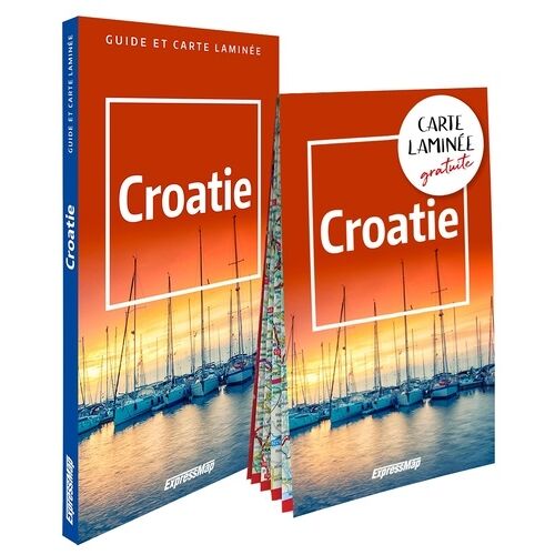Croatie - Avec 1 Carte Laminée 1/750 000