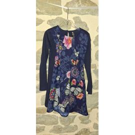 Robe Bleu Marque Désigual Taille 5/6 Ans
