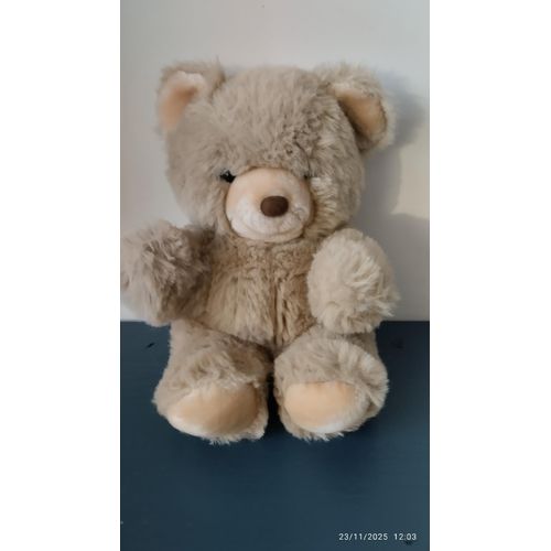 Vintage peluche ours beige -marron
