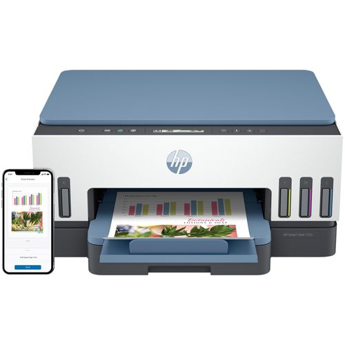 HP Smart Tank 7006 Sans fil All-in-One Couleur Imprimante, Impression recto-verso; copieur, scanner