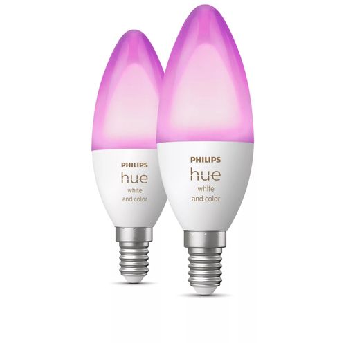 Ampoule Connectée Philips Pack X 2 Ampoules White&colors E14