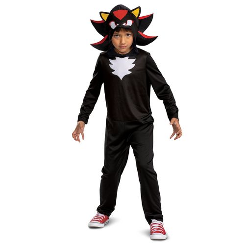 Déguisement Shadow Sonic Enfant - Taille: 7 - 8 Ans (124 - 136 Cm)